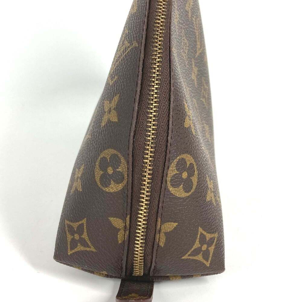 LOUIS VUITTON Authentic Brown Monogram Canvas Pouch - Picture 5 of 12